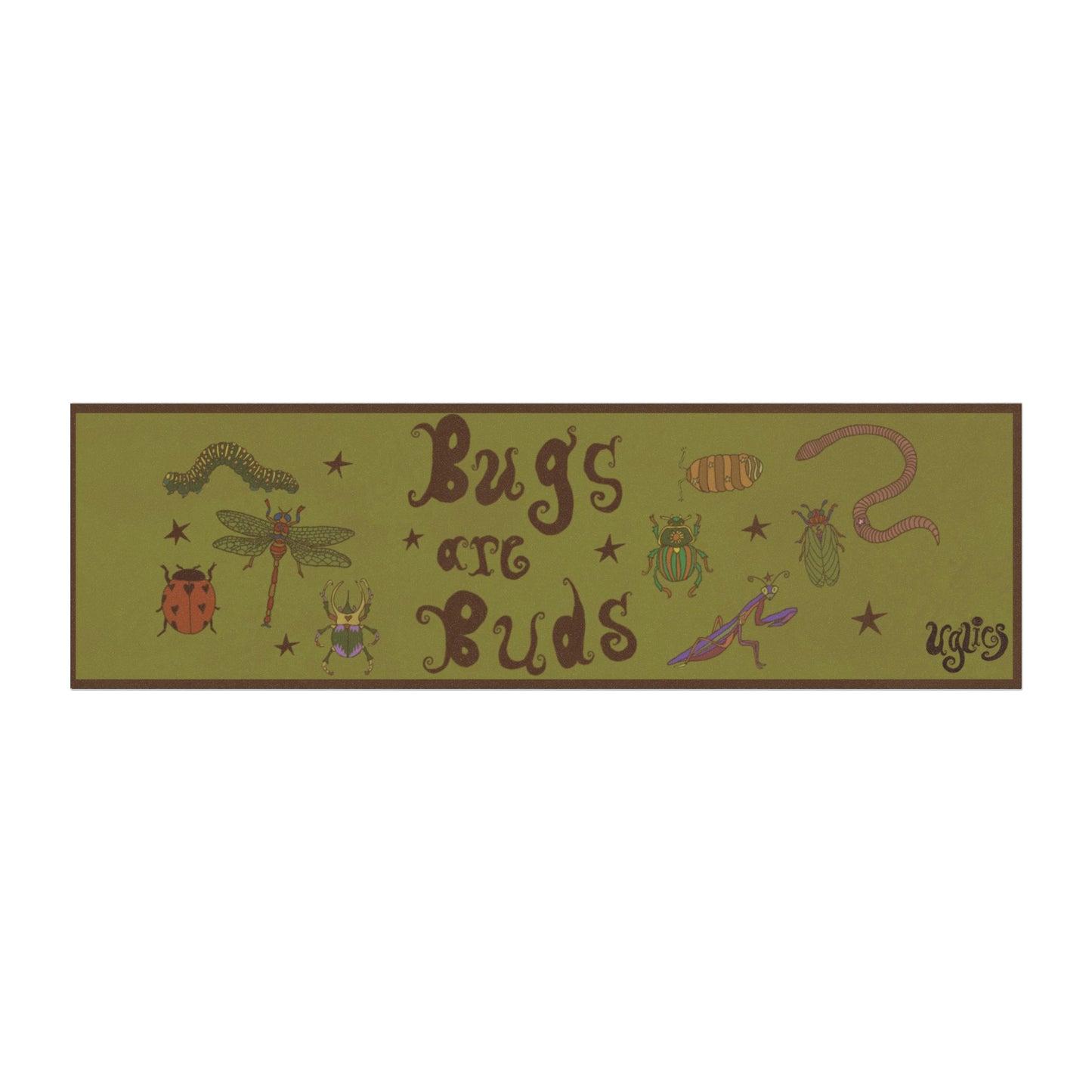 bugs are buds car magnet